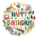 Фольговане коло Happy Birthdayз тваринами 536202056342 фото 1
