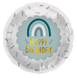 Фольговане коло Happy Birthday блакитне 404788418492 фото 1