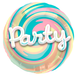 Фольгована кулька Party з 3D написом 594156237662 фото 1