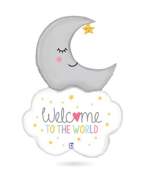 Фольгована фігура Welcome Baby Moon 786505730222 фото
